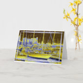 Abschied Karte (Gelbe Blume)