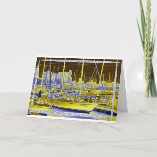 Abschied Karte (Vorderseite)