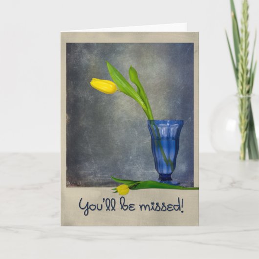 Abschied Karte (Vorderseite)