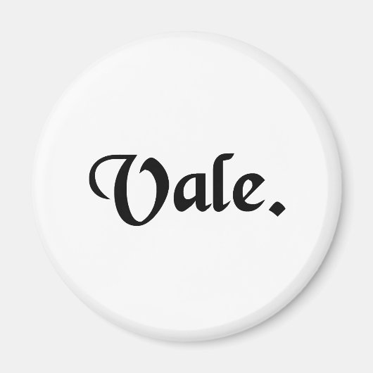 Abschied. Magnet (Vorne)