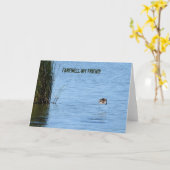 Abschied mein Freund Karte (Gelbe Blume)