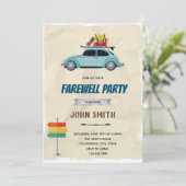 Abschied-Party Einladung (Stehend Vorderseite)