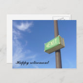 Abschied Postkarte (Vorne/Hinten)