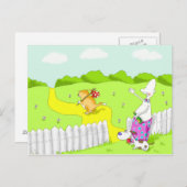 Abschied Postkarte (Vorne/Hinten)