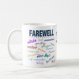 Abschied Verlassend Kaffeetasse