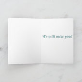 Abschied vom Lehrer, Niedlicher Lehrer Karte (Innenseite)