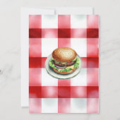 Abschied vom Party der sommerlichen GRILLEN Einladung (Rückseite)