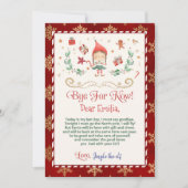 Abschied von deinem Elfenbrief für ein Mädchen Einladung (Vorderseite)