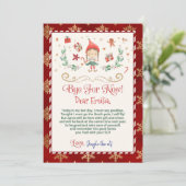 Abschied von deinem Elfenbrief für ein Mädchen Einladung (Stehend Vorderseite)