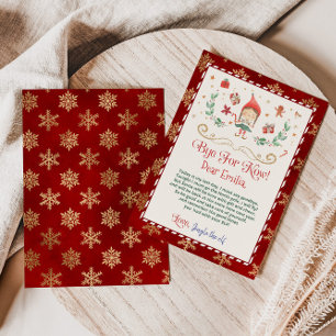 Abschied von deinem Elfenbrief für ein Mädchen Einladung