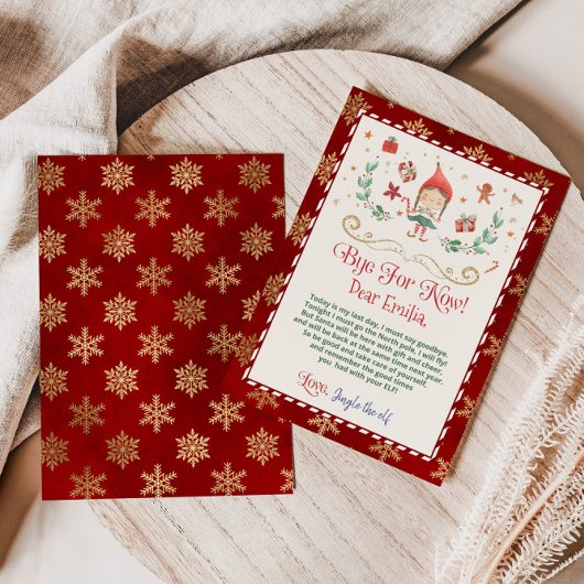 Abschied von deinem Elfenbrief für ein Mädchen Einladung