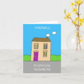 Abschied von den besonderen Nachbarn Karte (Gelbe Blume)