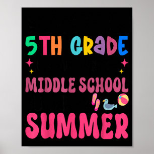 Abschied von der 5. Klasse - Abschluss für die Mit Poster