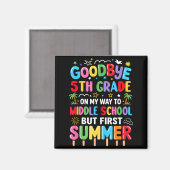 Abschied von der 5. Klasse zur Mittelschule Magnet (Vorderseite/Rückseite)