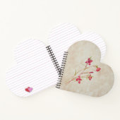 Abschied von der Blume im Frühjahr Notizblock (Innenseite)