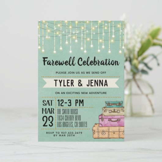 Abschied von der Einladung (Stehend Vorderseite)