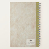 Abschied von der Frühjahrs-Blume Personalisiert Notizblock (Rückseite)