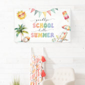 Abschied von der Schule Hallo Sommerparty Banner (Insitu)