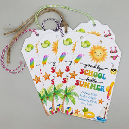 Abschied von der Schule Hallo Sommerparty Geschenkanhänger