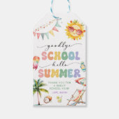 Abschied von der Schule Sommer Geschenkanhänger (Vorderseite)