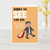 Abschied von einem pensionierten Mitarbeiter Karte (Gelbe Blume)