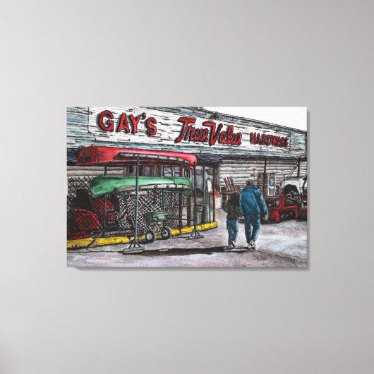 Abschied von einer Zeitschrift mit limitierter Auf Leinwanddruck (Vorderseite)