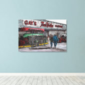 Abschied von einer Zeitschrift mit limitierter Auf Leinwanddruck (Insitu (Holzboden))