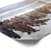 Abschied von Europa! Aleksander Sochaczewski Poster (Ecke)