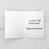 Abschied von Ihren Schultagen Karte (Innenseite)