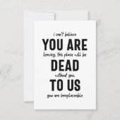 Abschied von Kollegen, Ruhestand, Abschied von Arb Dankeskarte (Vorderseite)