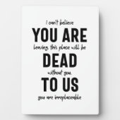 Abschied von Kollegen, Ruhestand, Abschied von Arb Fotoplatte (Vorderseite)