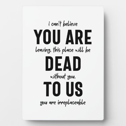 Abschied von Kollegen, Ruhestand, Abschied von Arb Fotoplatte (Vorderseite)