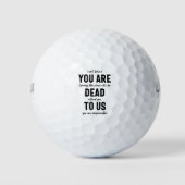 Abschied von Kollegen, Ruhestand, Abschied von Arb Golfball (Vorderseite)