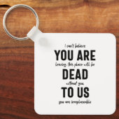 Abschied von Kollegen, Ruhestand, Abschied von Arb Schlüsselanhänger (Vorderseite)