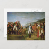 Abschied von Napoleon I und Alexander I Postkarte (Vorne/Hinten)