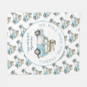 Abschied von Niedlichem Party Fleecedecke (Vorderseite (Horizontal))