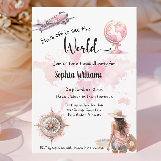 Abschied von Party Einladung