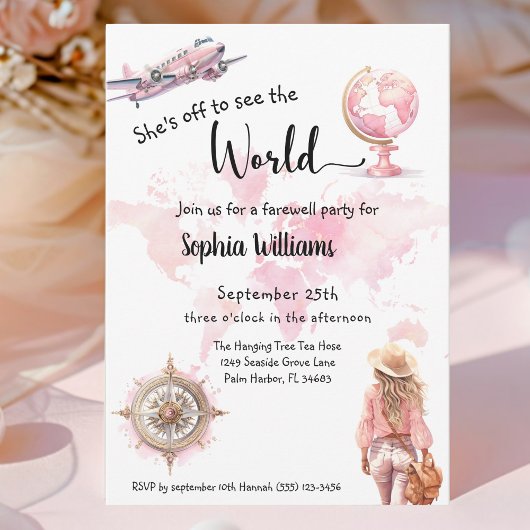 Abschied von Party Einladung