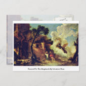 Abschied von Salvatore Rosa Postkarte (Vorne/Hinten)