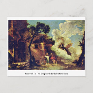 Abschied von Salvatore Rosa Postkarte
