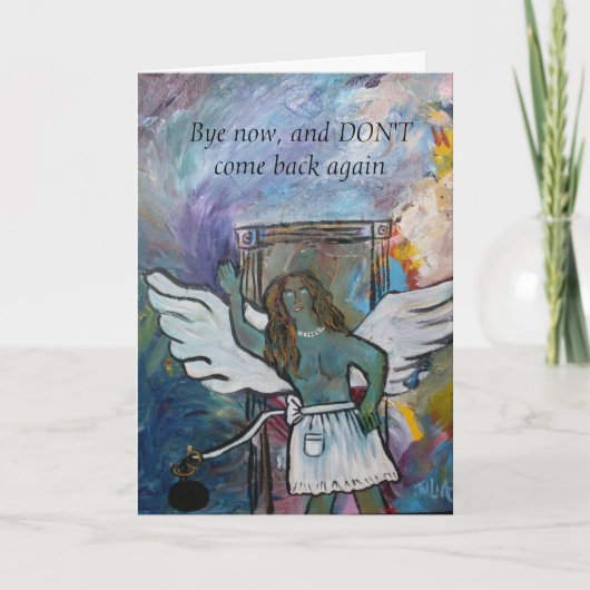 Abschied von schlechter Beziehungskarte Karte (Vorderseite)