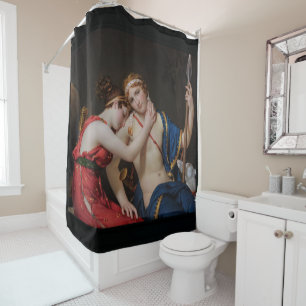 Abschied von Telemachus und Eucharis Duschvorhang