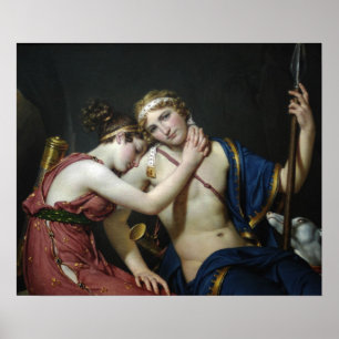 Abschied von Telemachus und Eucharis Poster