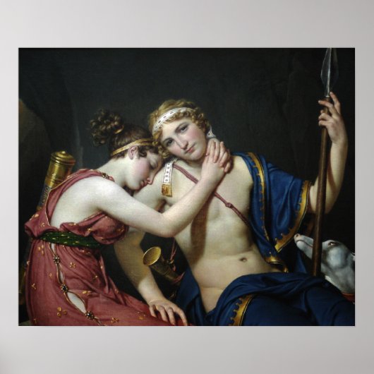 Abschied von Telemachus und Eucharis Poster (Vorne)