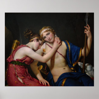 Abschied von Telemachus und Eucharis Poster