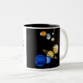 Abschied zu Pluto-Tasse Zweifarbige Tasse (VorderseiteRechts)