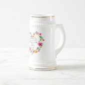 Abschiedlich Verlassend Tasse Blätter Eigenes Text (VorderseiteRechts)