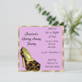 Abschiedliche Party Einladungen auf Wiedersehen Pi (Stehend Vorderseite)