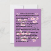 Abschieds Gedicht (Vorderseite)