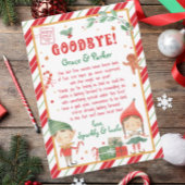 Abschiedsbrief von deinen Weihnachtselfen Einladung